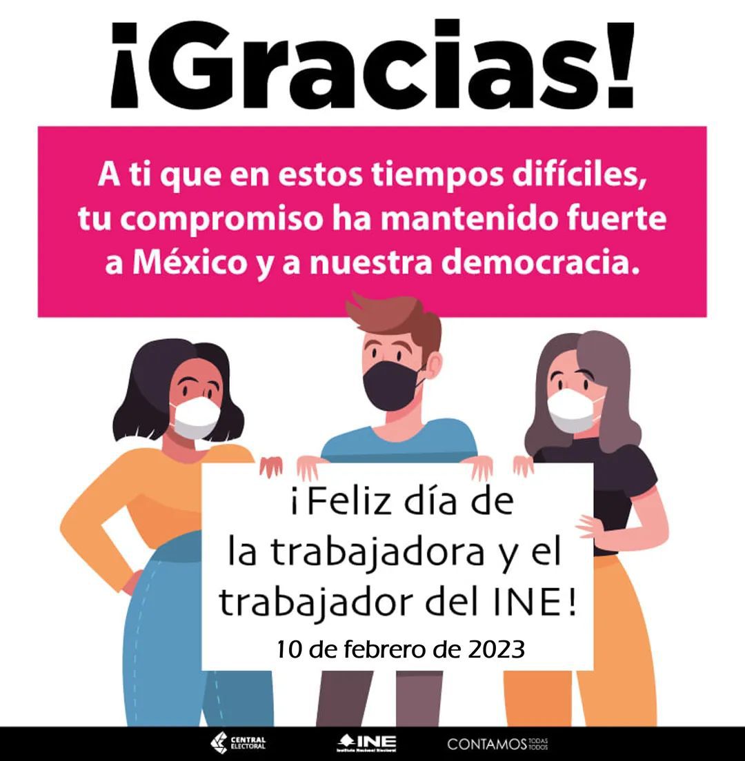 CZavalaP's tweet photo. Hoy más que nunca me siento orgullosa de formar parte del @INEMexico, una institución comprometida con México y con la democracia. Muchas gracias a todas y todos los que formamos parte de esta gran institución, somos #OrgulloINE.

#YoTambiénSoyINE https://t.co/vNCYZk7YxF