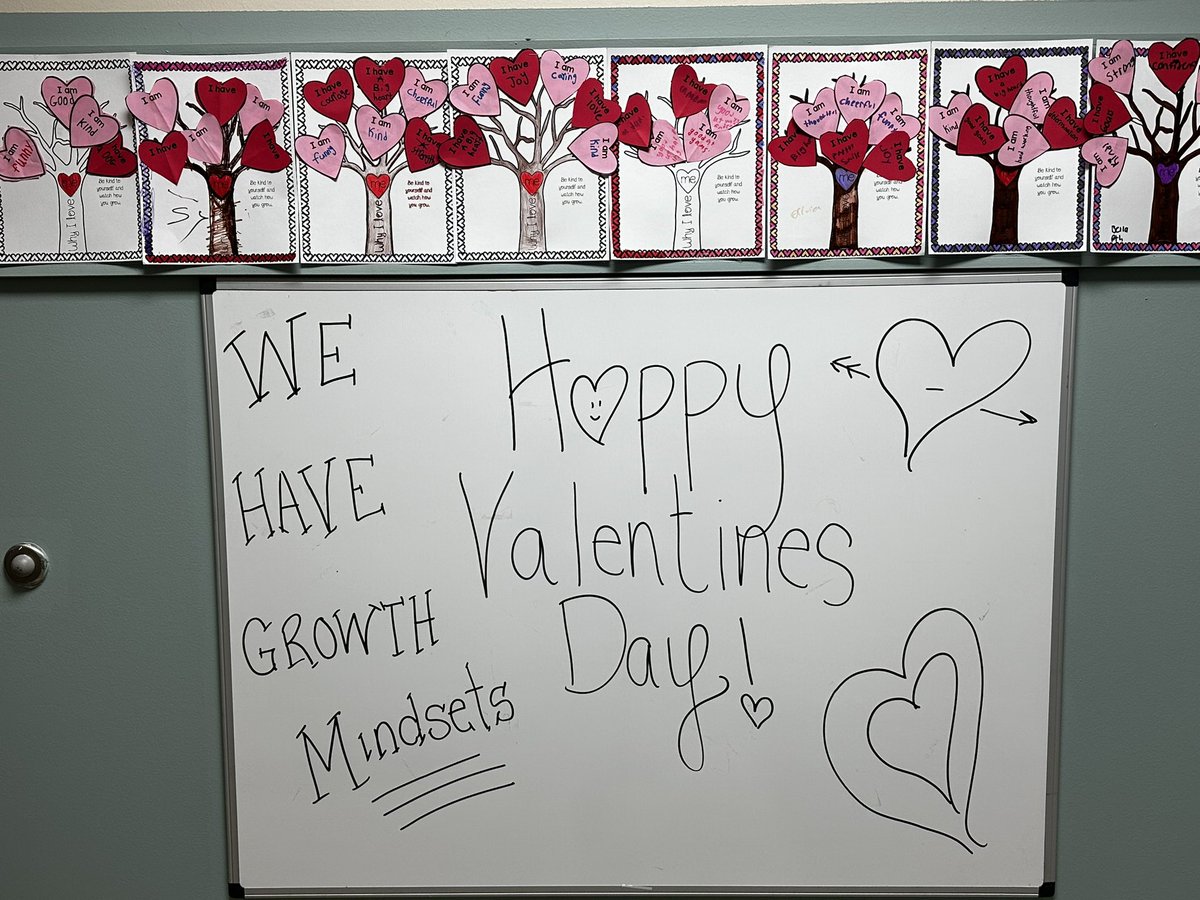 This last 3 week session we did some growth mindset activities at our #21centurygrant after school program. I love these gals, and they did a great job on their positive affirmations crafts…..V-Day style of course! 🥰💪🧠 <a href="/GreenIslandUFSD/">Green Island UFSD - Heatly School</a>