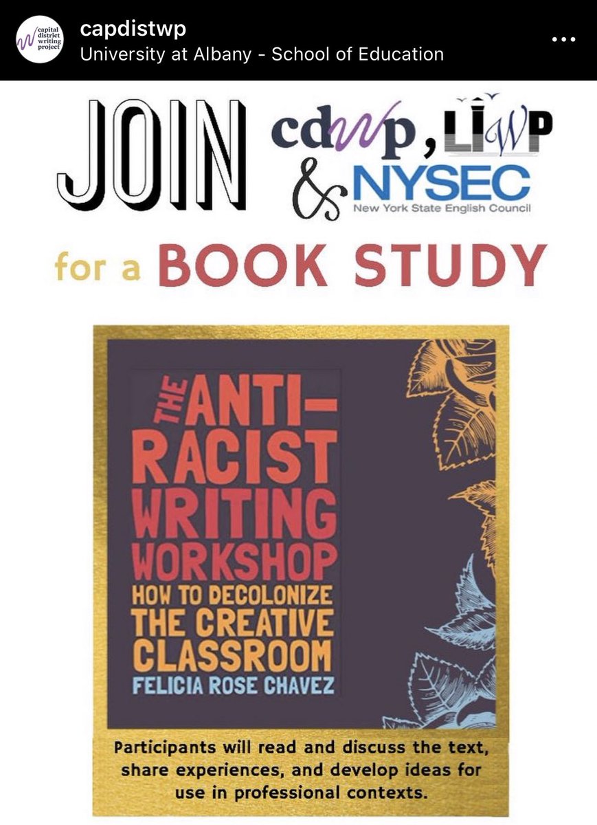 mspepec's tweet image. Hey @nysec_tweets community, join us! This book study is *virtual* and open to all NYSEC members, statewide —  need reps from Central, Western, &amp;amp; NYC! @writeantiracist, thank YOU for igniting this discussion. We will keep you in the room, and in the loop! 💜 @thewritewerther