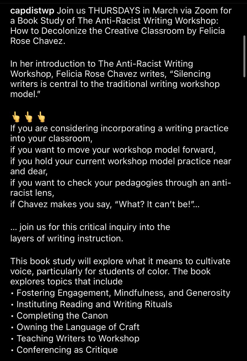 mspepec's tweet image. Hey @nysec_tweets community, join us! This book study is *virtual* and open to all NYSEC members, statewide —  need reps from Central, Western, &amp;amp; NYC! @writeantiracist, thank YOU for igniting this discussion. We will keep you in the room, and in the loop! 💜 @thewritewerther