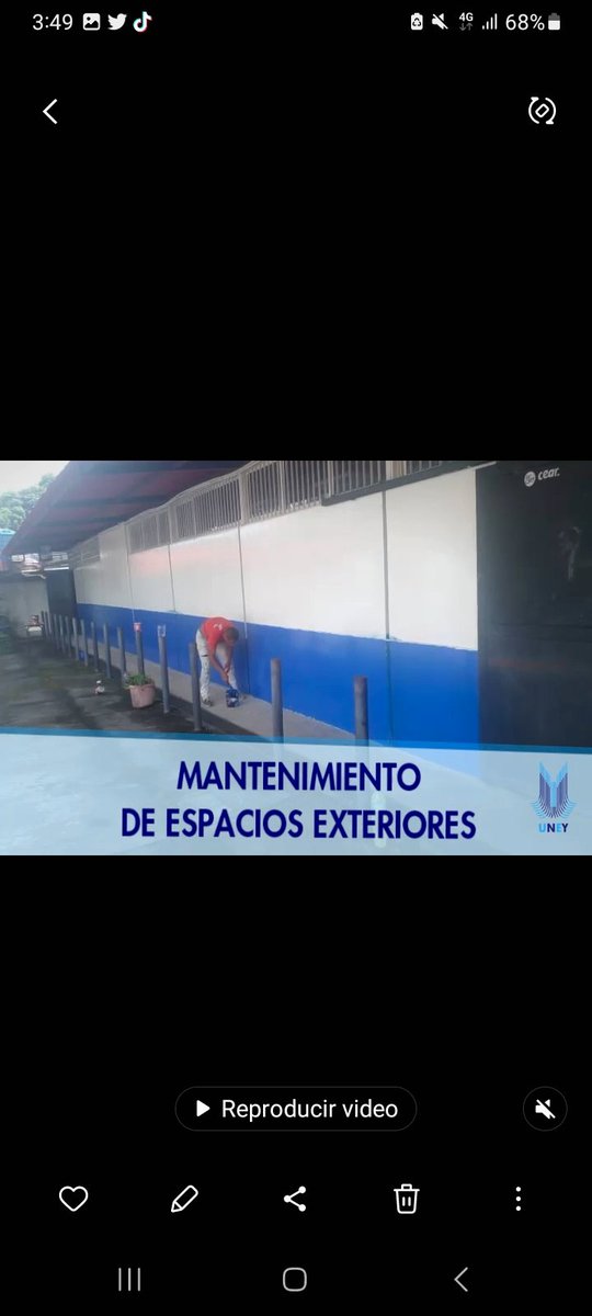 Nuestro personal de <a href="/ServiciosUney/">Servicios generales uney</a> <a href="/SibceUney/">sibceuney</a> aporta diariamente al mantenimiento y cuido de los espacios de la <a href="/uney_oficial/">UNEY</a>, Tal es el caso de nuestro comedor en #Guama. <a href="/NicolasMaduro/">Nicolás Maduro</a> @TibisayLucena8 <a href="/JLEONYARA/">JULIO LEÓN</a> <a href="/Cesarchirinosya/">César Chirinos</a> <a href="/ABGCACAM/">CARLOS CAMACARO</a> <a href="/PrensaUney/">Prensa UNEY</a>