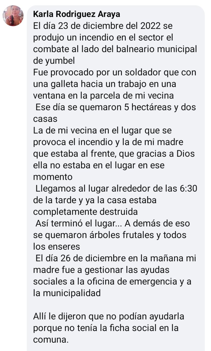 KarlaRodriguezA's tweet photo. @jcgarciapdea 
Solo pido el poder gestionar una media agua para mi madre https://t.co/dlknYvy9ZG