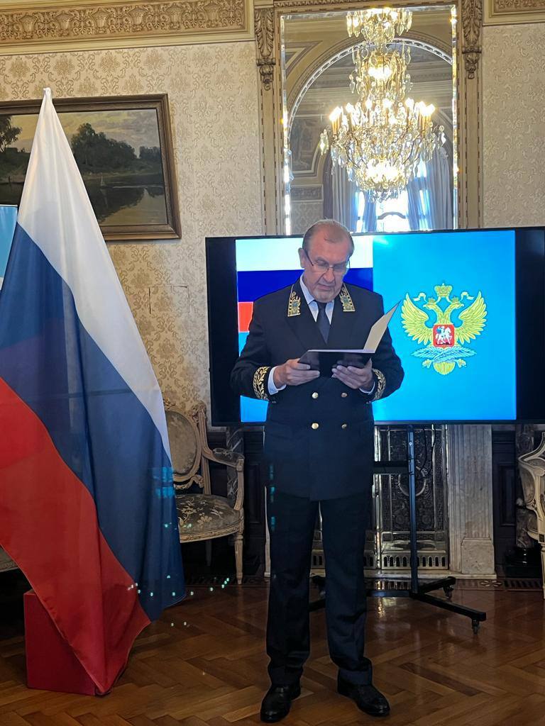 Rusia en Uruguay on Twitter "🇷🇺 El Embajador de Rusia Andrey Budaev