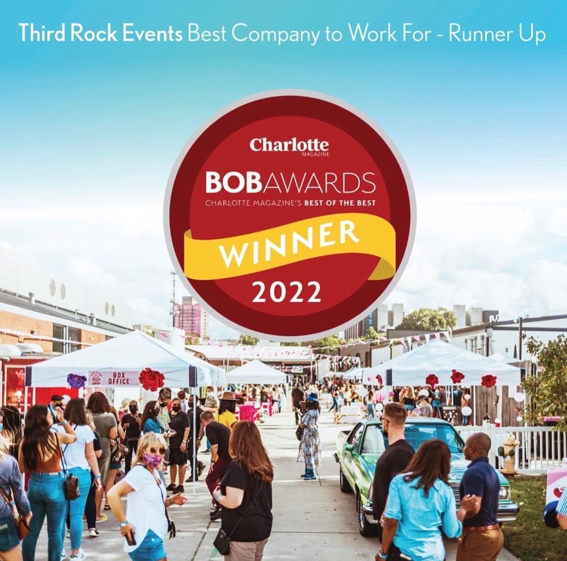 Come rock with the 2nd best place in all of Charlotte to work 

Diversity - Respect - Teamwork 

Info@3rdrockevents.com