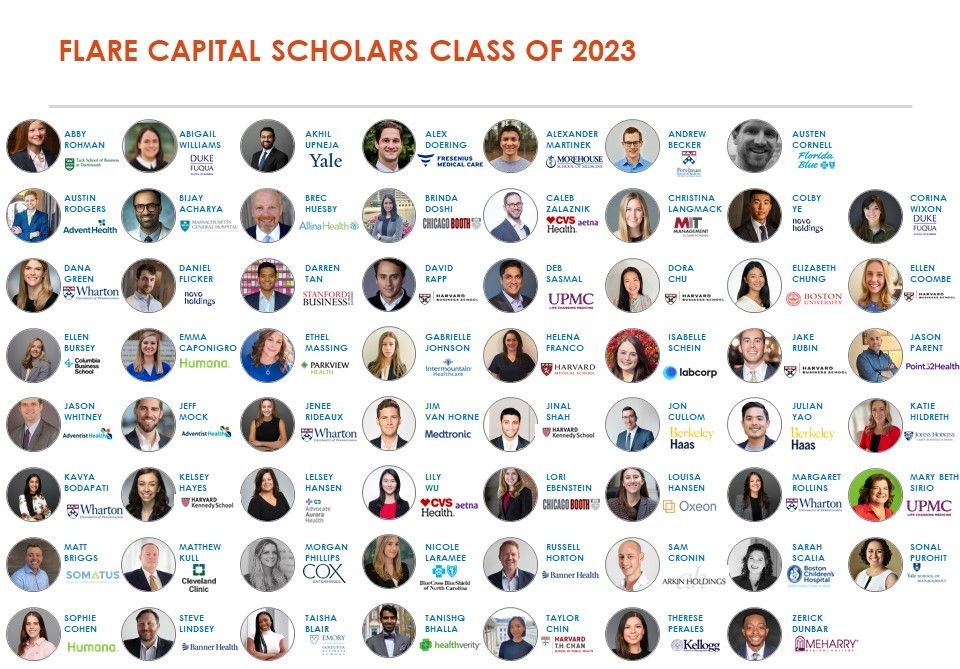 Innovation Team Leader, Ethel Massing, has been selected to be part of the Flare Scholar Class of 2023! Each year, <a href="/FlareCapital/">Flare Capital</a> selects a cohort of healthcare professionals to engage with their investment team. 
Congratulations, Ethel!