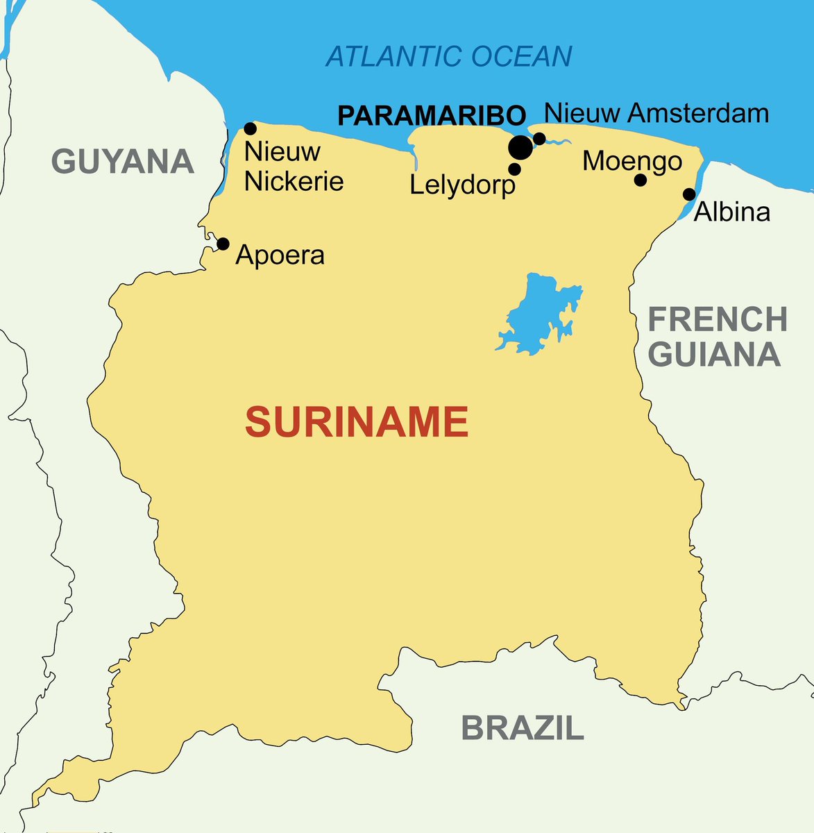 @MyanmarNet_ Suriname looks like this, not like The map shown in the video.
