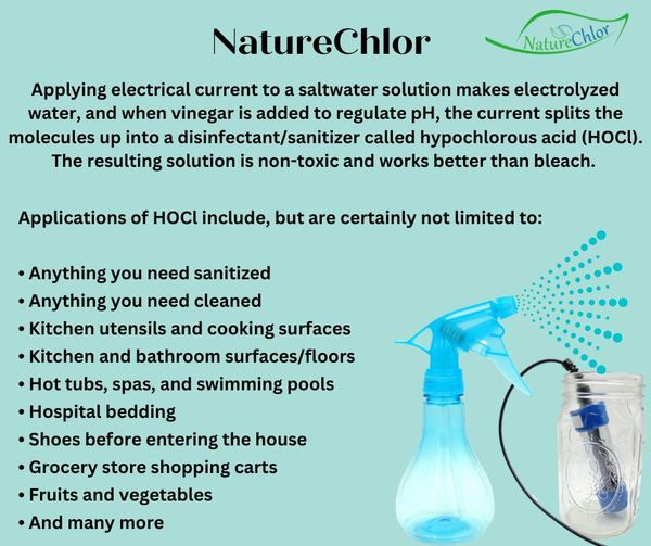 #naturechlor #safe #firstaid #sanitize #KillGerms #diy #makeathome #skinsafe #kidsafe #petsafe #foodsafe #allnatural #organic #selfcare