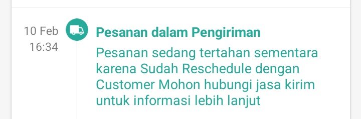 iloovecake's tweet photo. ini kenapa begini ya? padahal aku gaminta reschedule @jntexpressid https://t.co/XwXQG2ty8s