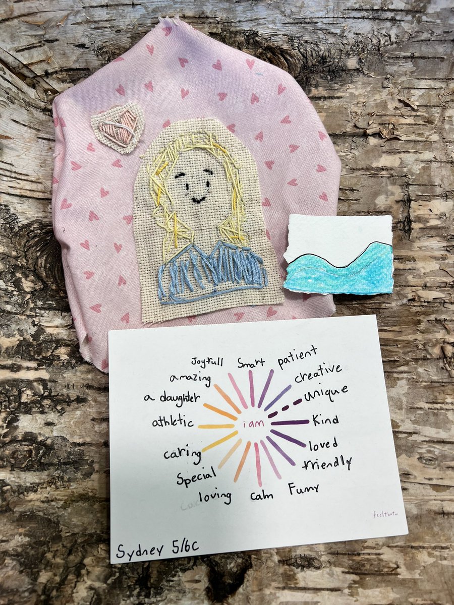 HinderYYC's tweet photo. Grade 5/6 learners created their own identity stuffies. They created I AM statements- sewed themselves + added an element of nature (stuffed inside) as a teacher they would like to learn from - bringing the outside inside! #cbeliteracy #artsbasedlearning https://t.co/WjxcCTgjlL