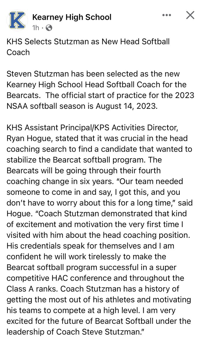 Ryan Hogue, CAA - Ed. S tweet media
