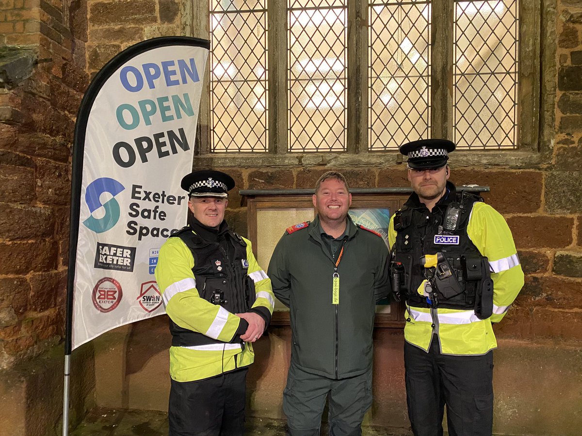 In #Exeter Safe Space, which is funded by Community Safety Partnership and Safer Streets delivering several initiatives to reduce violence against women and girls and assist those in need, highlighting the importance of partnership working. @Exeter_BID @ChSuptDanEvans