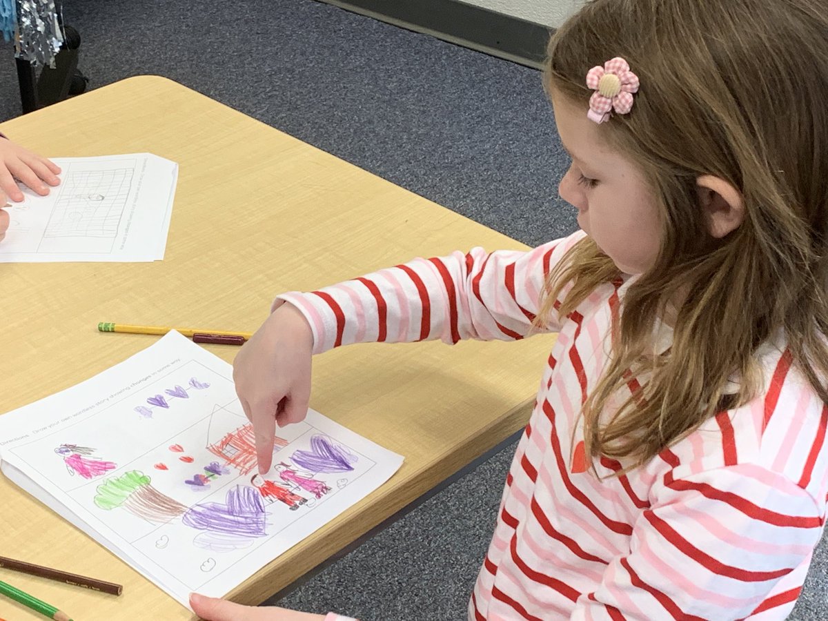 Principal Kirkpatrick (@principalkirkp1) on Twitter photo Our first graders used their creativity in Thinking Lab today with Mrs. Vallath, telling a story with only pictures. I was impressed with their oral story telling as they shared their drawings with me. <a href="/CES_FCPS/">Chesterbrook ES</a> Our first graders used their creativity in Thinking Lab today with Mrs. Vallath, telling a story with only pictures. I was impressed with their oral story telling as they shared their drawings with me. <a href="/CES_FCPS/">Chesterbrook ES</a>