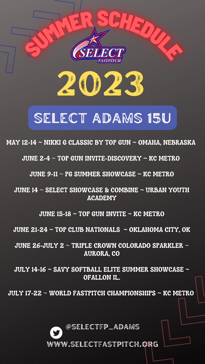 2023 is going to be a great year with this team! #selectlife 💙❤️💙