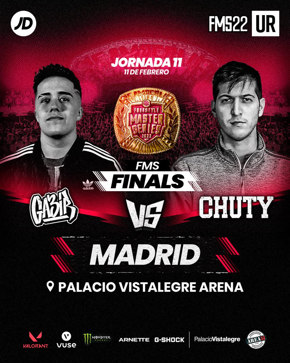 FMSEspOficial's tweet photo. ¡MAÑANA CONOCEREMOS AL NUEVO CAMPEÓN DE #FMSESPAÑA! 🏆

💥 Chuty 🆚 Gazir 💥

¿Quién se la lleva? 💍👇 https://t.co/ftrJEHoymO