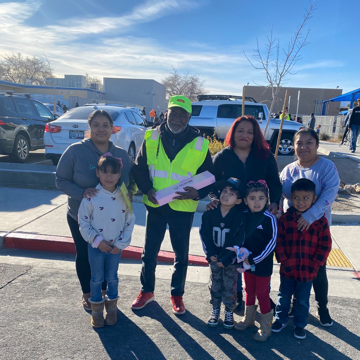 We love celebrating our crossing guard, Mr. Ivory! @ClarkCountySch @CCSD_SRTS @CCSDFamily