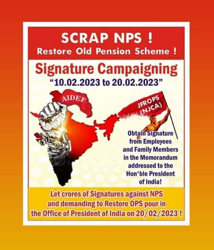 Paras Bhimte (@aideffollower79) on Twitter photo Scrap NPS and Restore Old Pension #Aidef #Csrikumar <a href="/RKParashar13/">R K Parashar</a> <a href="/albal_sharad/">SHARAD ALBAL</a> <a href="/AidefOeua/">oeua aidef</a> <a href="/RajgireDinesh/">Dinesh Rajgire</a> <a href="/prmsgr87/">PREM SAGAR</a> <a href="/RakeshK18183226/">Rakesh Kumar</a> <a href="/smuthuveerappan/">MUTHU VEERAPPAN S</a> <a href="/AvineshDubey4/">Avinesh Dubey</a> <a href="/DebjyotiBasu13/">Debjyoti Basu</a> <a href="/ANILPATLE061/">ANIL S PATLE</a> Scrap NPS and Restore Old Pension #Aidef #Csrikumar <a href="/RKParashar13/">R K Parashar</a> <a href="/albal_sharad/">SHARAD ALBAL</a> <a href="/AidefOeua/">oeua aidef</a> <a href="/RajgireDinesh/">Dinesh Rajgire</a> <a href="/prmsgr87/">PREM SAGAR</a> <a href="/RakeshK18183226/">Rakesh Kumar</a> <a href="/smuthuveerappan/">MUTHU VEERAPPAN S</a> <a href="/AvineshDubey4/">Avinesh Dubey</a> <a href="/DebjyotiBasu13/">Debjyoti Basu</a> <a href="/ANILPATLE061/">ANIL S PATLE</a>
