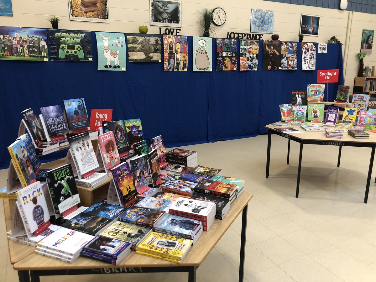 For the Love of Books Book Fair <a href="/HilaryDPCDSB/">St. Hilary DPCDSB</a> is finally here! Purchasing begins on Monday and will continue for the whole week and don’t forget to drop buy our Family Event from 3:30-7:00 pm. See you there! <a href="/scholasticCDA/">Scholastic Canada</a> #scholasticbookfairs