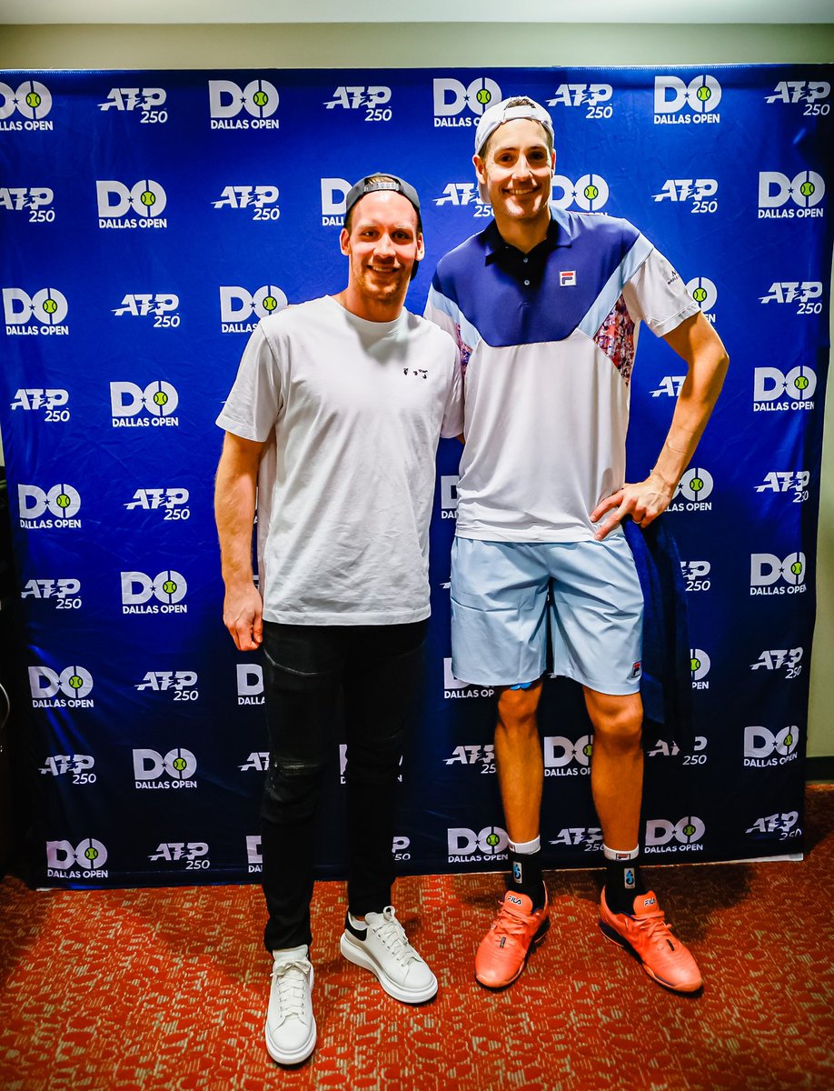 Following his quarterfinal win, <a href="/DALOpenTennis/">Dallas Open</a> fan-favorite <a href="/JohnIsner/">John Isner</a> caught up with <a href="/DallasStars/">Dallas Stars</a> center <a href="/RadekFaksa/">Radek Faksa</a>! Isner’s first set tiebreak win marked his 500th for his career—the most in the Open Era 🎾
