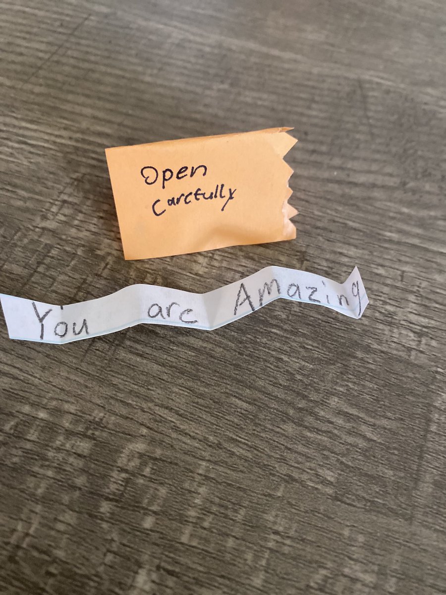 One of my amazing 6th grade Choir students promised me a special delivery note today. This little note of kindness was left on my desk. 💕 This student has been placing these notes around the school for students &amp; staff. What an AMAZING idea! <a href="/bhschools/">BHSchools</a> @bhswatson <a href="/WestHillsMS/">West Hills Warriors</a>