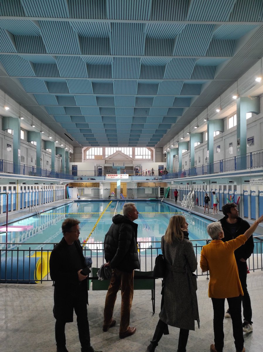 Merci aux équipes de la Direction des Sports de la Ville de #Rennes pour cette visite très complète de la piscine #SaintGeorges. L'occasion d'échanger sur les nombreuses détériorations du bâtiment. Engageons sa rénovation sans délai pour protéger notre patrimoine ! <a href="/fredbourcier/">Bourcier Frédéric</a>