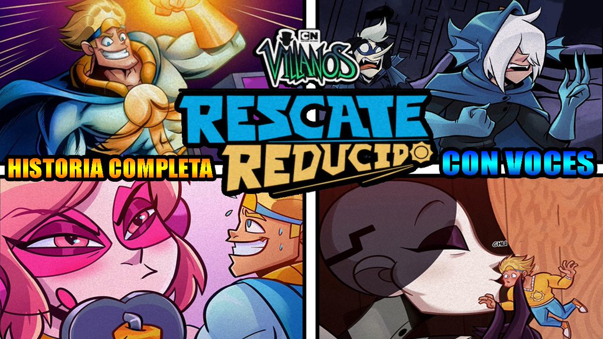 CHIMICHANGAS_Ed's tweet photo. https://t.co/ba6saRiH0Z
Me alegra avisar que por fin ya esta disponible el #videocomic completo de #Villanos #RescateReducido 🙌🤩 con la colaboración de @vicherry_  NO SE LO PIERDAAAAAAAAAAN #Villainous #alanituriel #cartoon #CartoonNetwork #comics #sunblast #penumbra #missheed https://t.co/YpSHDStvbL