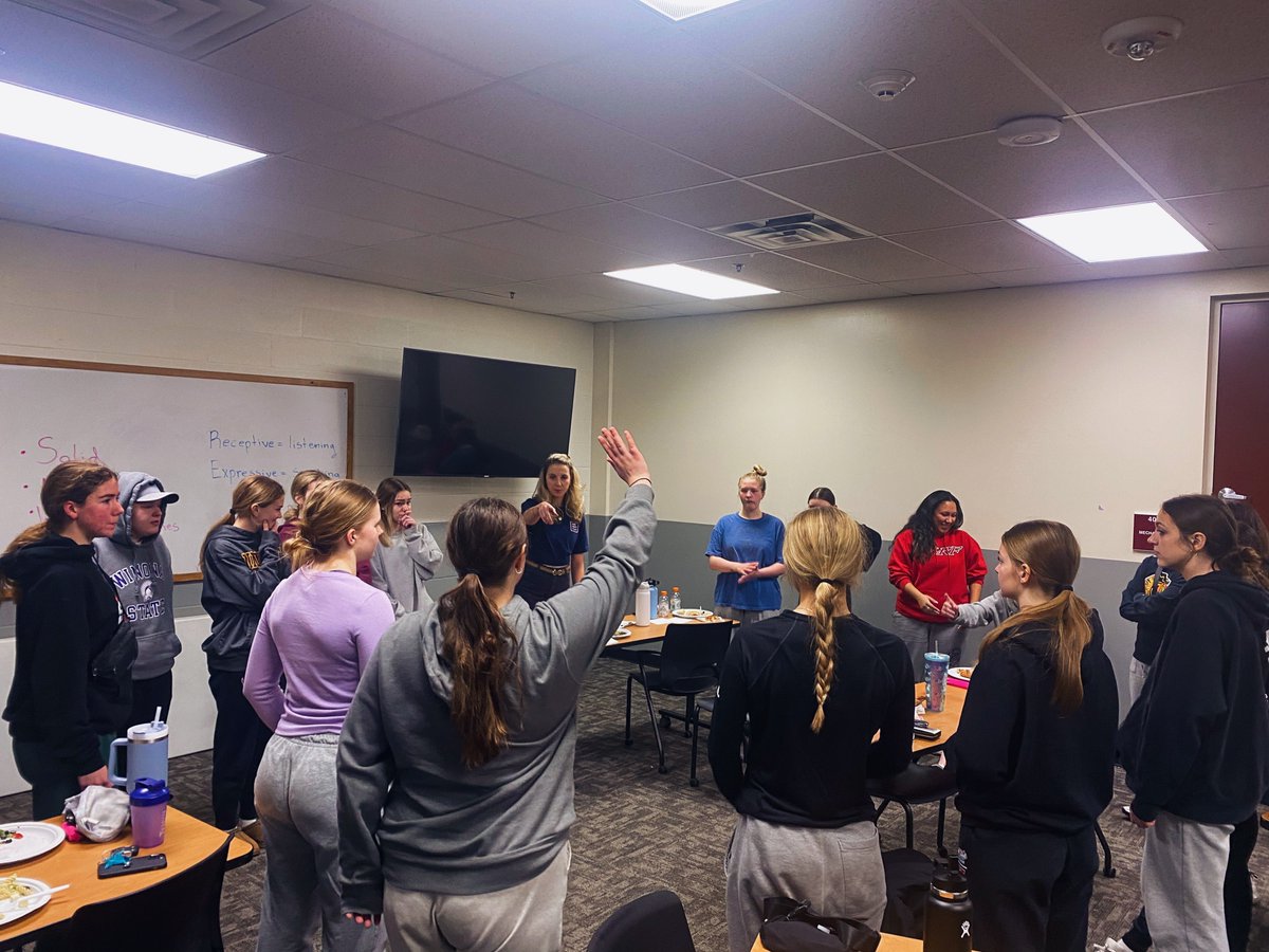 Workshop 3 Recap: That’s a wrap for us with SSP Girls Hockey for this season! At our workshop this past Monday, we talked about communication and did some activities to improve their skills. It’s been a joy working with this energetic group! #PlayBold! 🥅⛸️ #womenempowerment