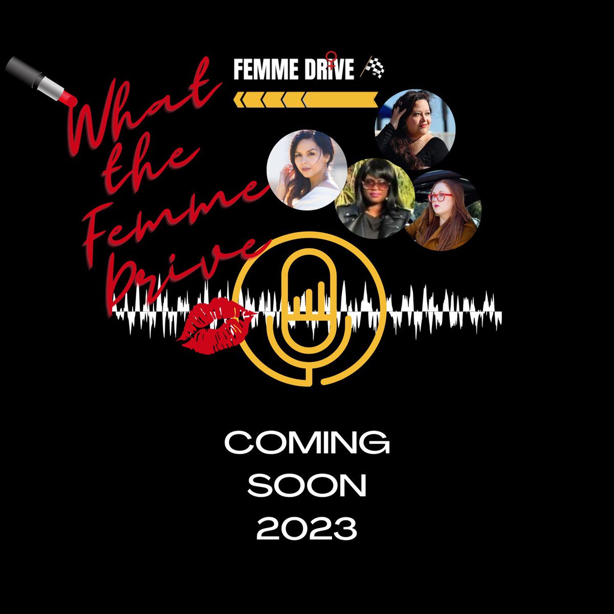 femmedrive's tweet photo. We recorded our first podcast at @ChiAutoShow (@kittysglamrides remotely from TX) — stay tuned for an episode every other week once it drops 💖 Follow us! @jrsyfashionista @SassyAutoChick @MultiMave XoXo #CAS2023 #femmedrive #whatthefemmedrive https://t.co/BL1iKnqquD