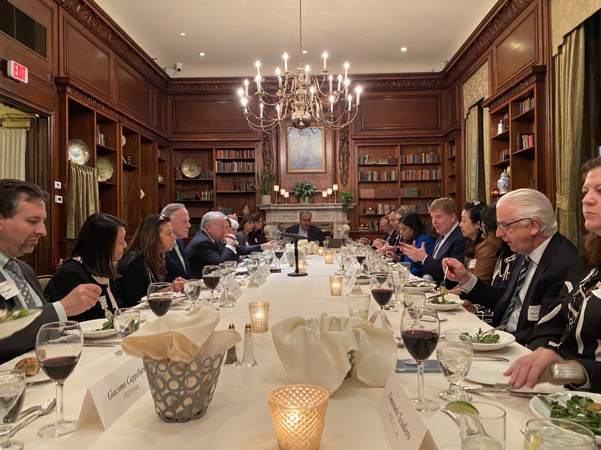 Myron Brilliant (@myronbrilliant) on Twitter photo Thanks <a href="/NECouncil/">New England Council</a> for partnership on my last InSTEP dinner: an extraordinary talk w/ my friend Amb. John Sullivan to hear perspectives from being on the ground before the start of Russia’s war in Ukraine & discuss the war's impact, what's next, importance of Western unity & more. Thanks <a href="/NECouncil/">New England Council</a> for partnership on my last InSTEP dinner: an extraordinary talk w/ my friend Amb. John Sullivan to hear perspectives from being on the ground before the start of Russia’s war in Ukraine & discuss the war's impact, what's next, importance of Western unity & more.