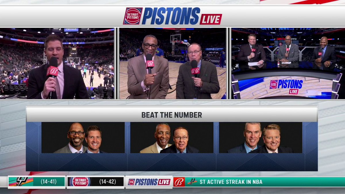 Bally Sports Detroit on Twitter "The crew is back at it again for some Beat the Number! Decide