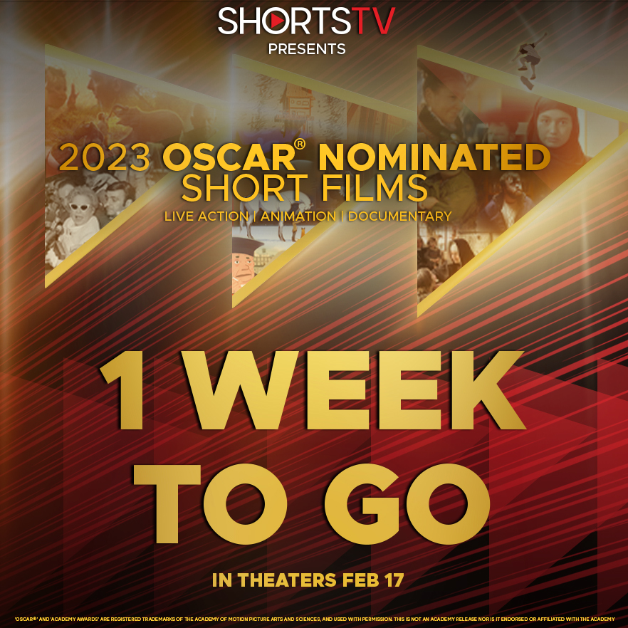 2023 Oscar® Nominated Short Films 
Starting 2/17/23
🎟️ bit.ly/37KJsok

@ShortsTV @MagnoliaPics 
@TheAcademy #OscarShorts
#OscarNoms #Animation  
#liveaction #documentary 
#StamfordCT #AvonTheatre