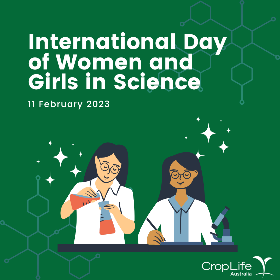 CropLifeOZ's tweet photo. Happy International Day of Women and Girls in Science!

#WomeninScience #PlantScience

https://t.co/3nqYo9cwd7 https://t.co/7NJRuOxkZd