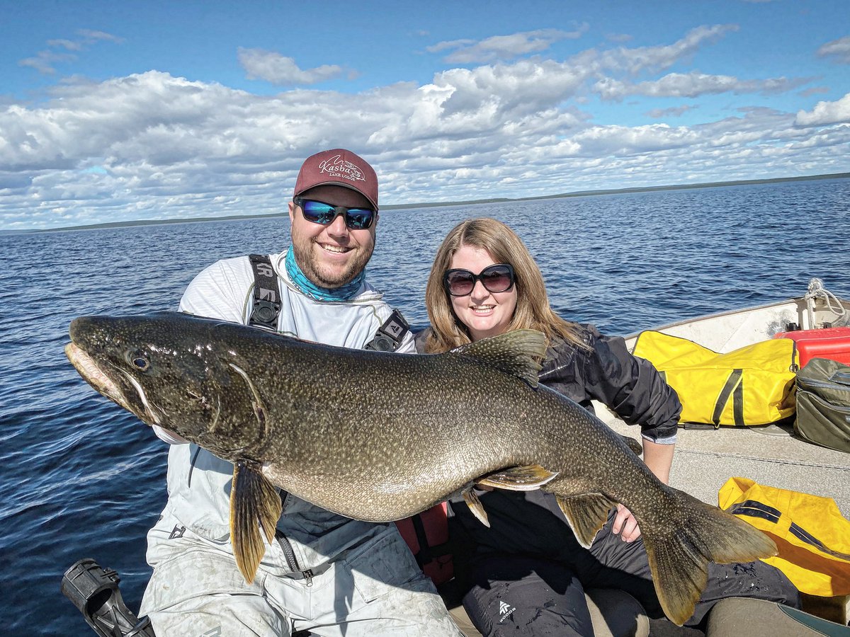 Another Trophy Laker from 2022 for big fish Friday! 

#BigFishFriday #SunnyDays #KasbaStyle #KasbaLakeLodge #KasbaLake