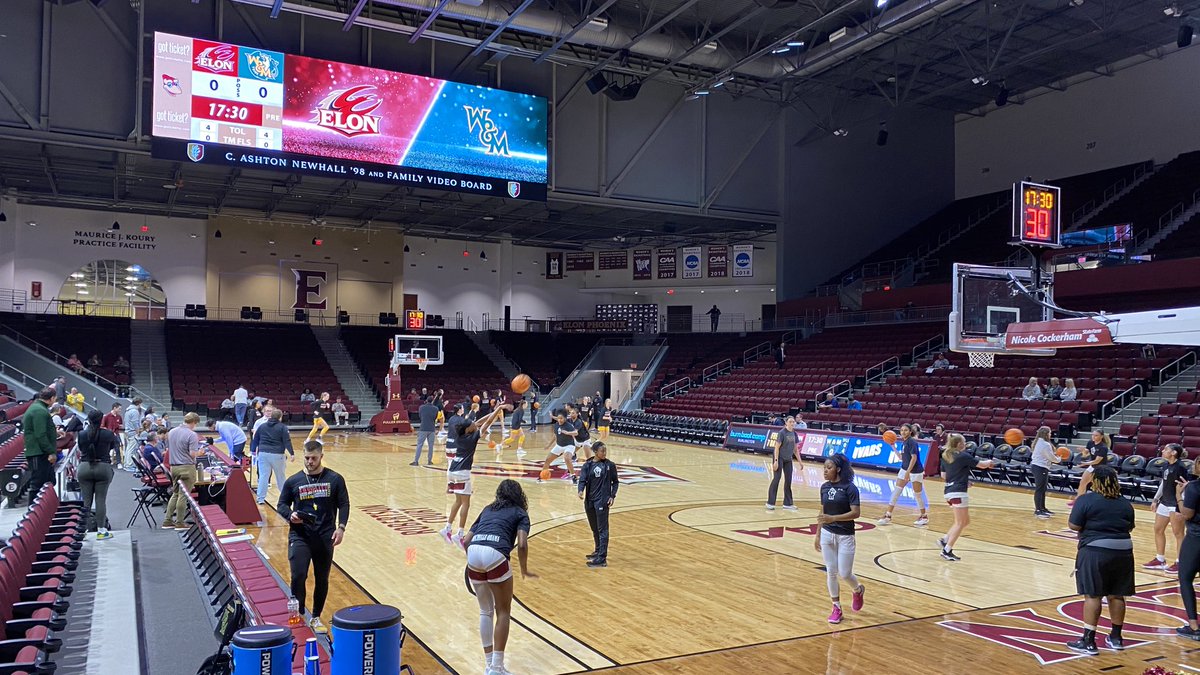 Relatively slow week for in person hoops, but adding a 10th venue for 2023 tonight as William &amp; Mary visits Elon in a CAA women’s matchup.
