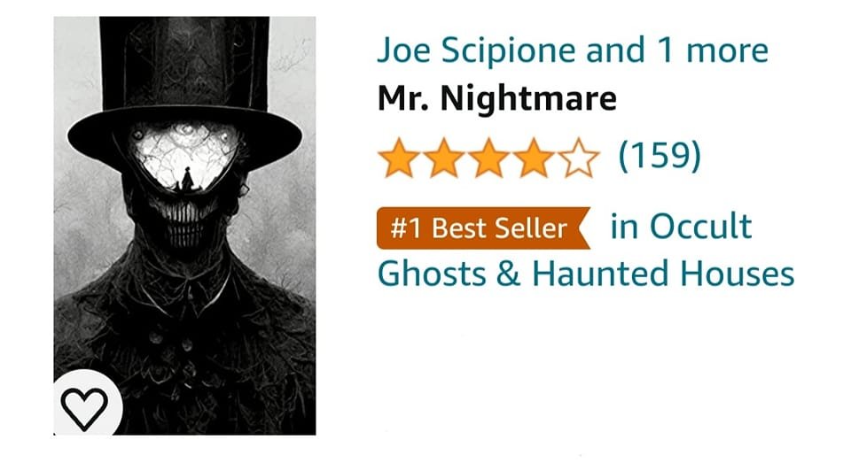 Congrats to <a href="/JoeScipione0/">Joe Scipione</a> on becoming a #1 BESTSELLER!!!!
amazon.com/Mr-Nightmare-J…