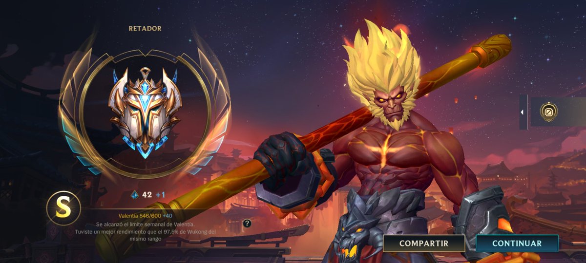 Se subio a Challenger 😼