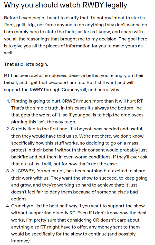 set_wingedtrash's tweet photo. Now that #RWBY season is approaching and the hiatus will finally be over, I'd like to share why it's important to support the show and watch it legally. 

Here's also the link, for easier reading: https://t.co/YP1ifOpka6

1/ https://t.co/Zp7ivm4ILe
