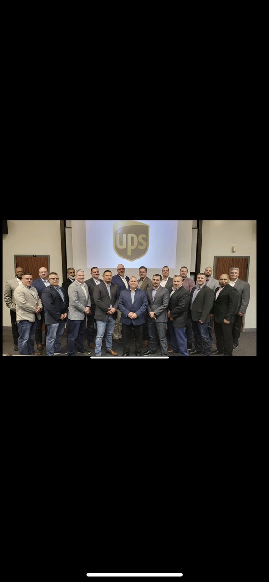 Division Manager Workshop complete. ✅ What a great week of networking, learning, growing and developing! #ups #opportunities #growth #networking 📦