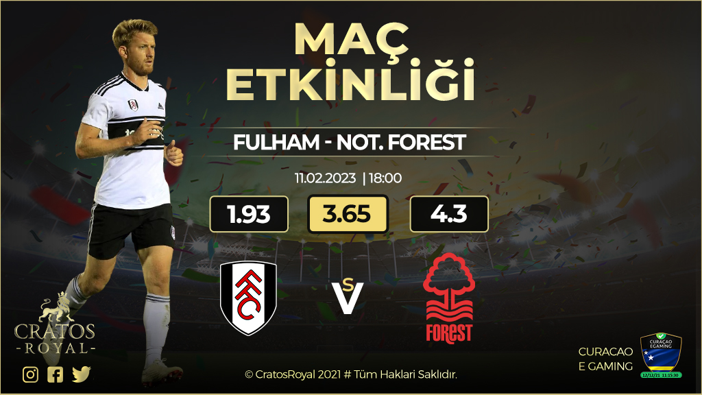 💁‍♂️#CRATOSROYAL ETKİNLİK HEYCANI! 

🤓 SKORU BİL
👍Telegram'a Katıl 
t.me/cratosroyalbet
🐦Hesabımızı Takip Et
🔁 RT+FAV ,Cevabını Tweetle!
💁‍♂️5 Arkadaşını Etiketle

👉rebrand.ly/Cratosgiris

SON İŞLEM ŞARTI YOK🤗

50TL NAKİTİ KAZAN🤑

👉Formu doldur : bit.ly/3RTyPqo