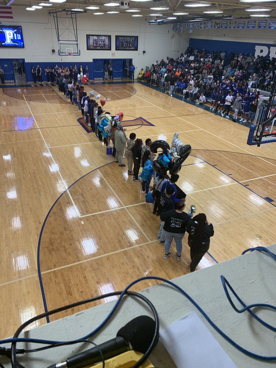 BrentWGroce's tweet photo. Senior night here at the Rock. Rockets take the floor in a few moments. https://t.co/v1QgsRdkuX