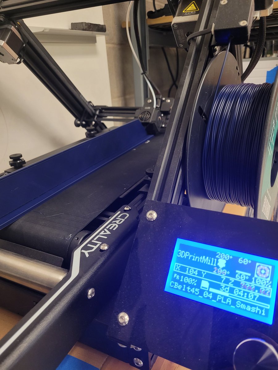 Thanks for the #inspiration <a href="/jmrlingley/">Jacob Lingley</a>! The <a href="/Creality3dprint/">Creality Official Store #creality3d</a> #3DPrinting Mill is 5 feet into making a marker tray for the 16 foot whiteboard in the #Innovation Lab! <a href="/FHSkats/">Fredericton High School</a> <a href="/brilliant_labs/">Brilliant Labs / Labos Créatifs</a>