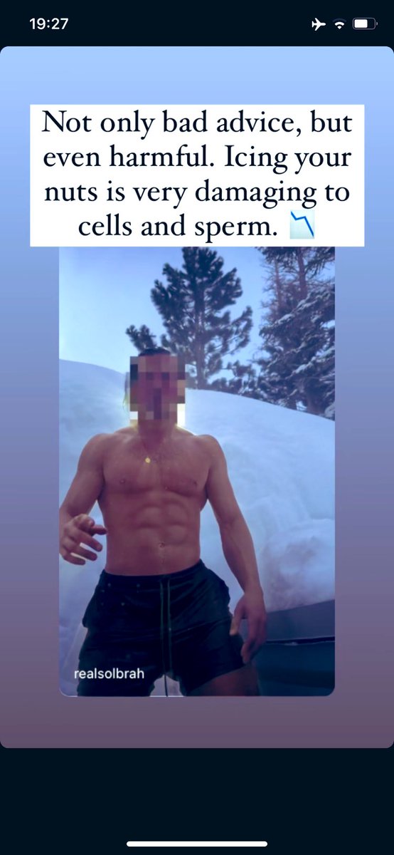 Dobrynja Testosterone Phd on Twitter "Icing your balls is harmful"