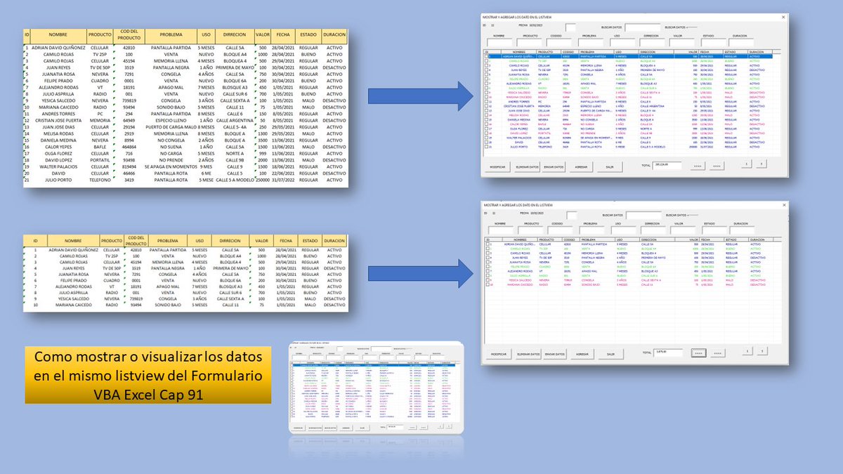SepamosE's tweet photo. Como mostrar o visualizar los datos en el mismo listview del Formulario VBA Excel Cap 91
#sepamosexcel #excel #vbaexcel #vba #vbamacro #excelvba #excelvbatutorial #visual #visualbasic #listview #formulario
¿Qué es el control ListView en Visual Basic?
https://t.co/Lrjqp63sNP https://t.co/grY3Rrwxei