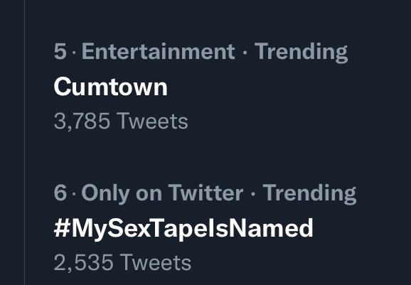 dudeonthebay's tweet image. #MySexTapeIsNamed Cumtown