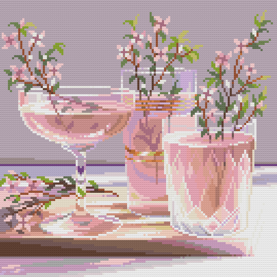 workin on creating cross stich patterns from my pixel art !~ these have 35 colors each ✨