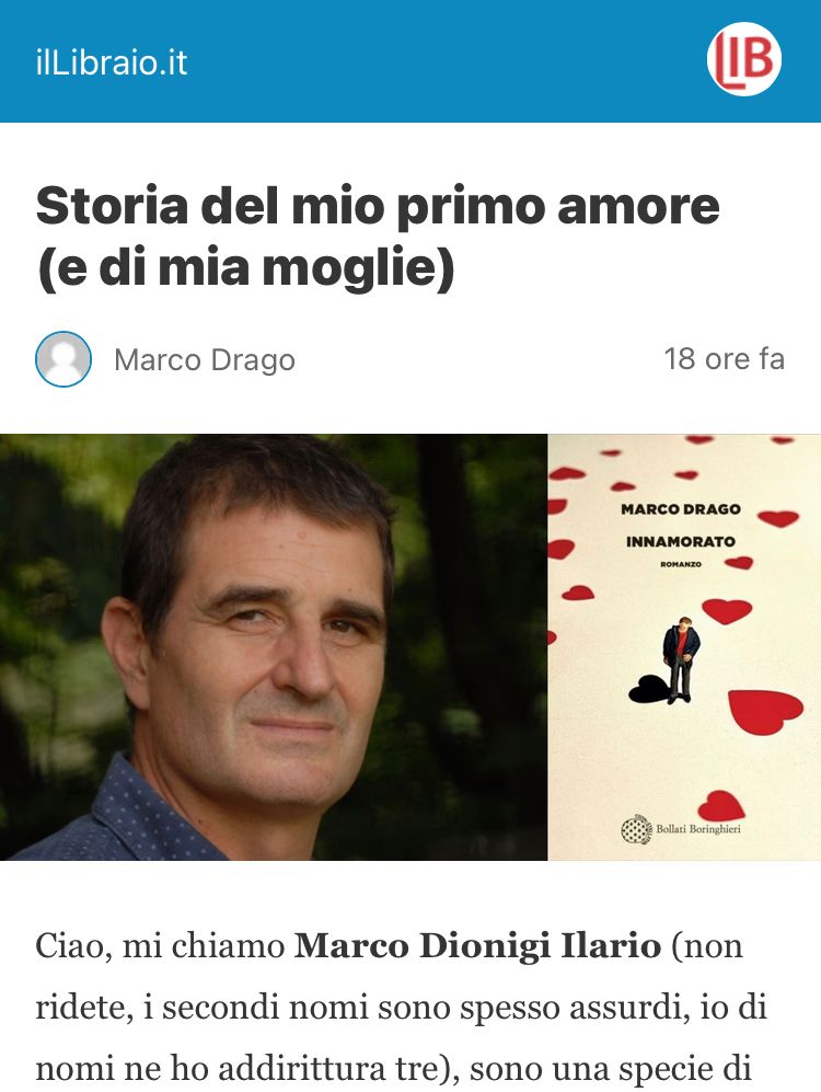 La risposta alla domanda che mi fanno tutti. #innamorato. illibraio.it/news/dautore/s…