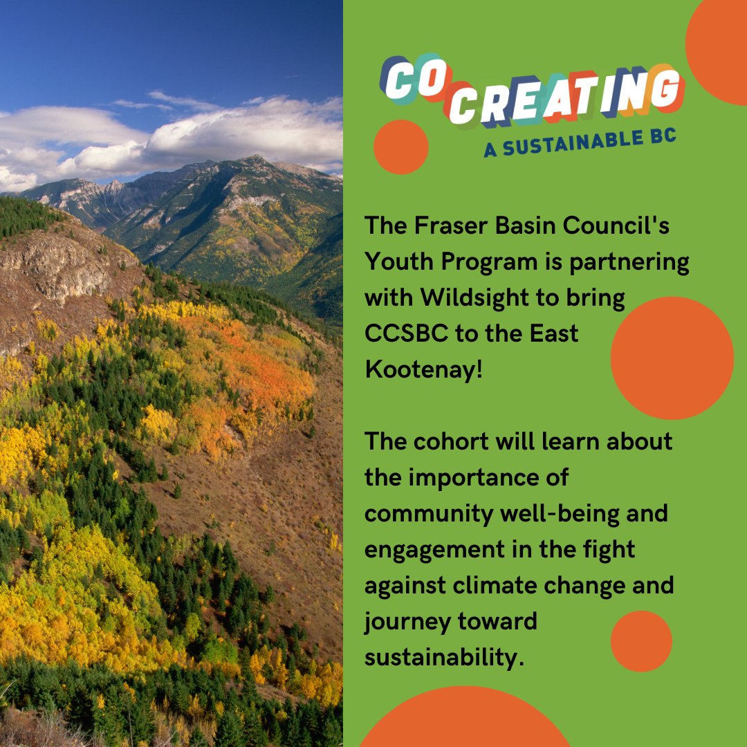 The Fraser Basin Council's Youth Program is partnering with <a href="/wildsight/">Wildsight</a> to bring CCSBC to the East Kootenay!  🙌🦋
#partnerships #eastkootney #followusformore #volunteeropportunity #likeusformore #bcvolunteers #sustainabilitygoals #kimberlybc