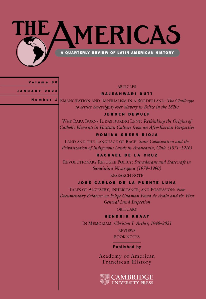🥳 Hey #twitterhistorians its a Friday History Dump! Check out our latest issue with articles by @PuentedelaLuna <a href="/RachaelDLC/">Rachael De La Cruz, PhD</a> <a href="/rajeshwari_dutt/">Rajeshwari Dutt</a> <a href="/DewulfJeroen/">Jeroen Dewulf</a> and @rakemi! cambridge.org/core/journals/…