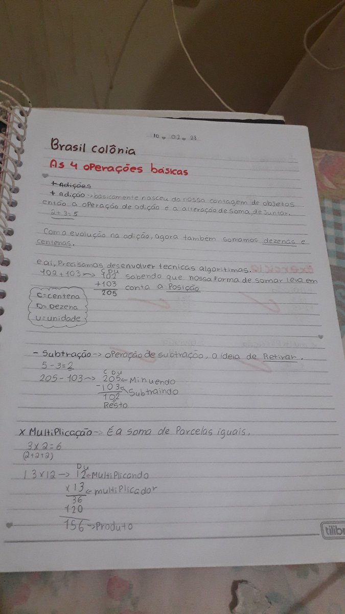 itstudy0's tweet image. Estudando matemática do 0 
As 4 operações
P.s: não liguem para o &quot;brasil Colônia ali em cima&quot; reaproveitei uma folha.