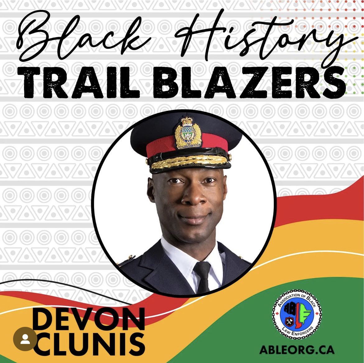 Born in Jamaica, Devon Clunis and his family immigrated to Canada in 1975. In 1987 he joined the Winnipeg Police Service and after a long and decorated career he became the first Black Chief of Police in Canada. #bhm2023 👏🏿👏🏿