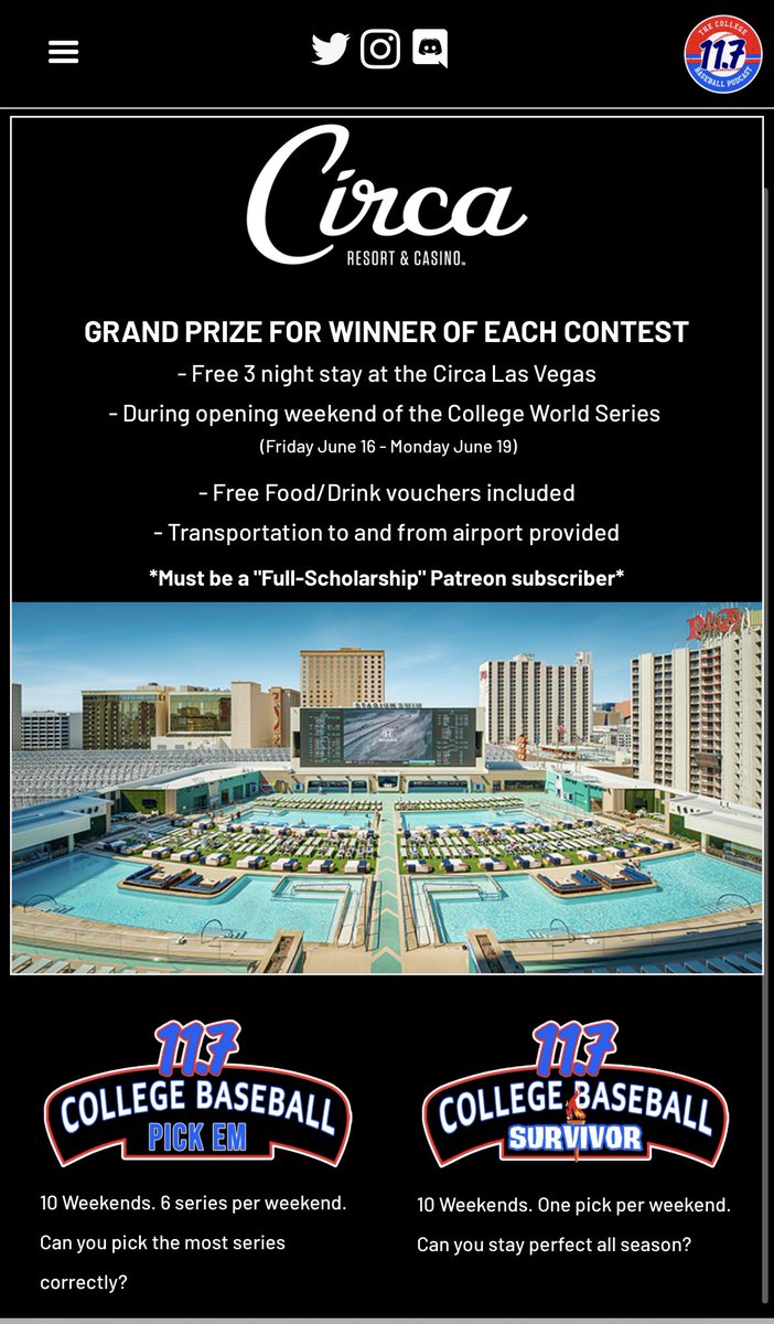 Ben_Upton5's tweet photo. Giving away a huge Grand Prize this year for our Weekend Series Pick’em and Survivor Challenge winners 

Come sign up through our Patreon (https://t.co/LMP9FMUob9) or through our website (https://t.co/8GFvDKvipS) 

Let’s see who the best college baseball picker is 👀 https://t.co/lnsGIQwxDl